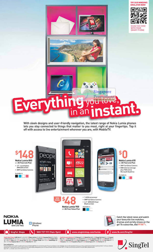Featured image for Singtel Smartphones, Tablets, Home/Mobile Broadband & Mio TV Offers 26 May – 1 Jun 2012