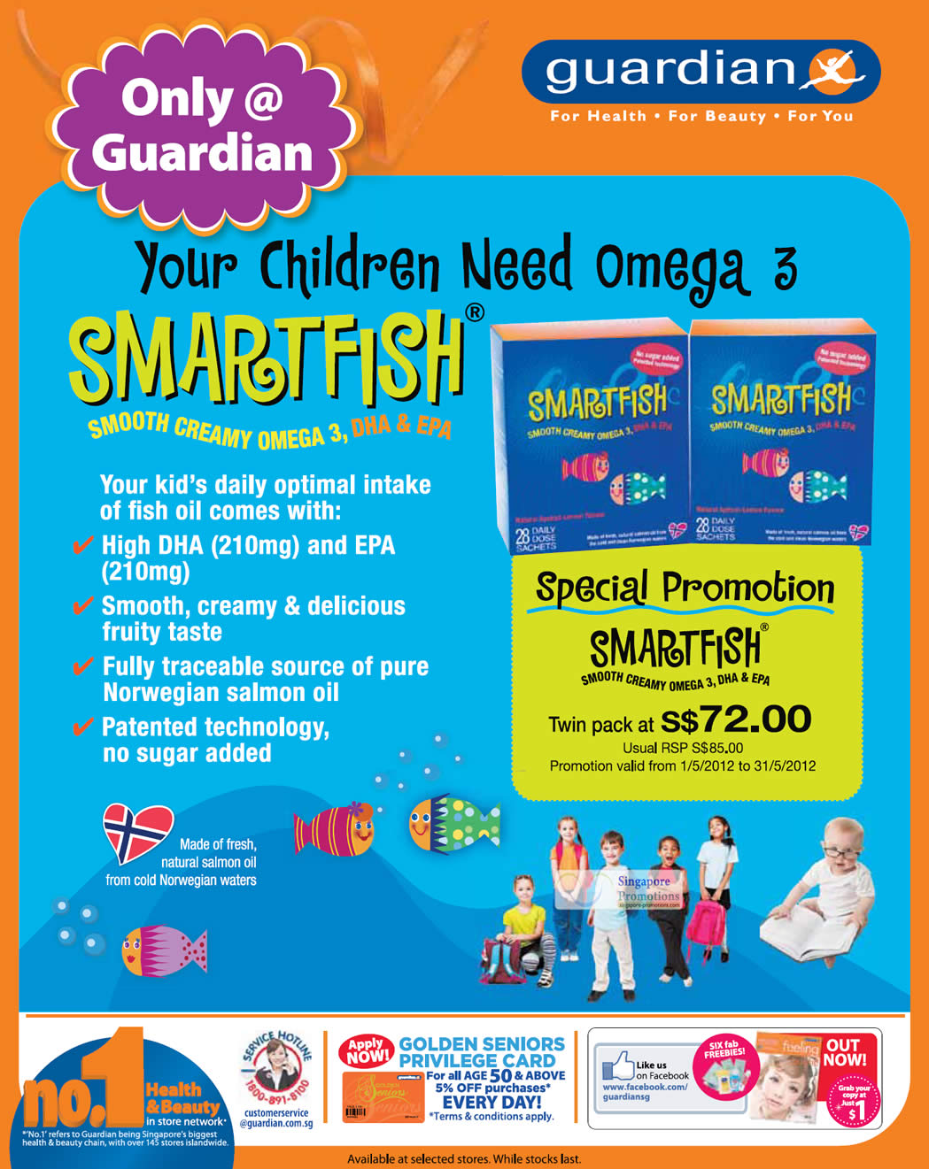 SMARTFISH Omega 3 » (EXPIRED) Guardian Health, Beauty & Personal Care