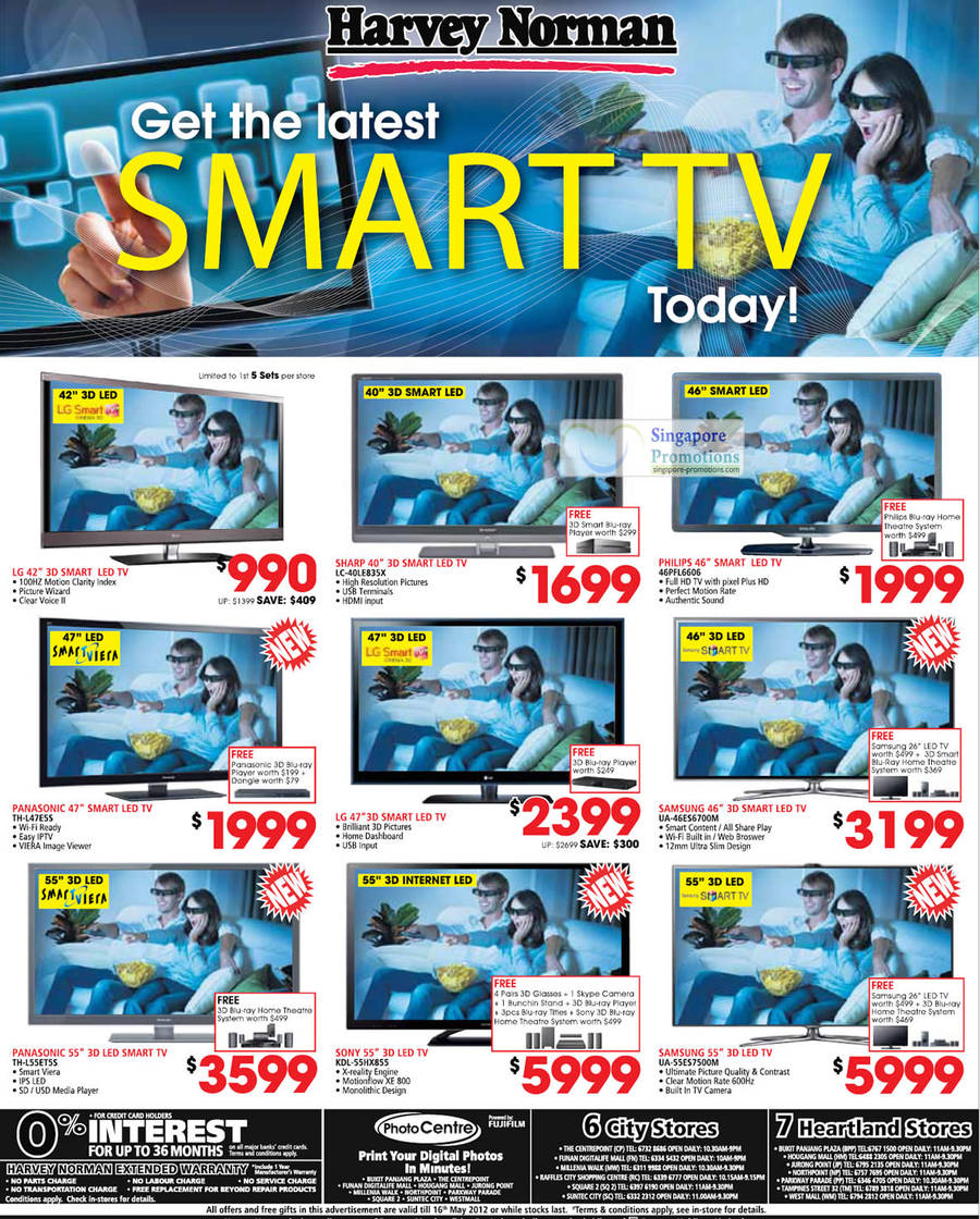 Smart LED TVs, Sharp, Philips, LG, Samsung, Panasonic, Sony