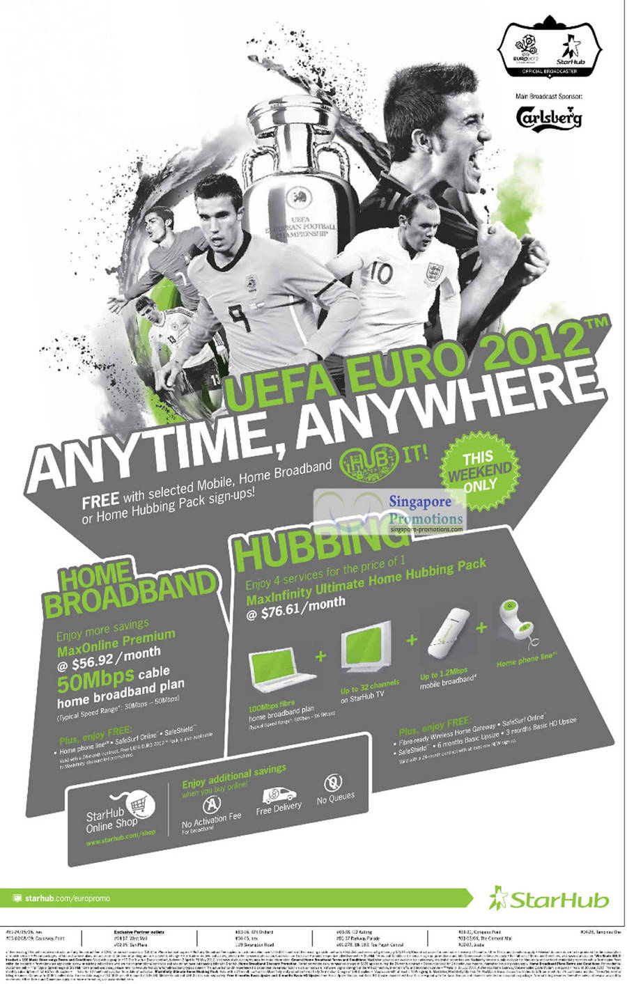 UEFA 2012 Free With Selected Mobile, Home Broadband, Hubbing Pack