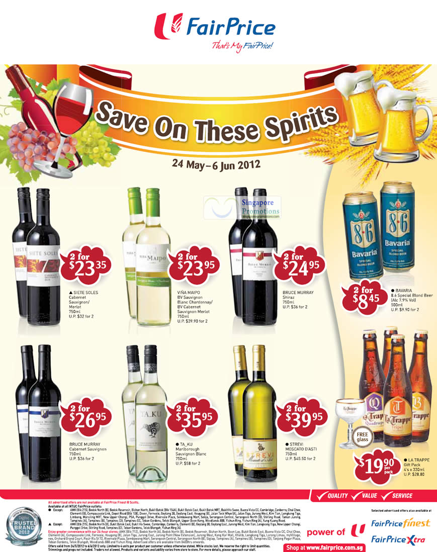 Featured image for NTUC Fairprice Electronics, Appliances, Wines & Kitchenware Offers 24 May - 6 Jun 2012