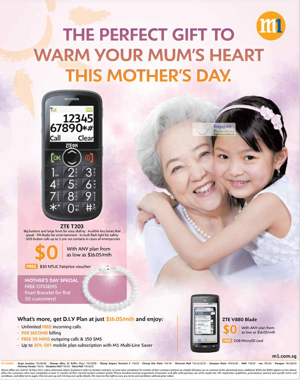 Featured image for (EXPIRED) M1 Smartphones, Tablets & Home/Mobile Broadband Offers 12 – 18 May 2012