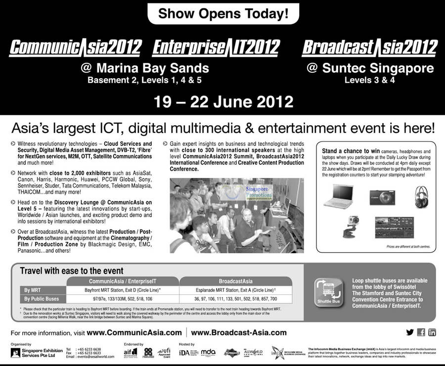 CommunicAsia 19 Jun 2012