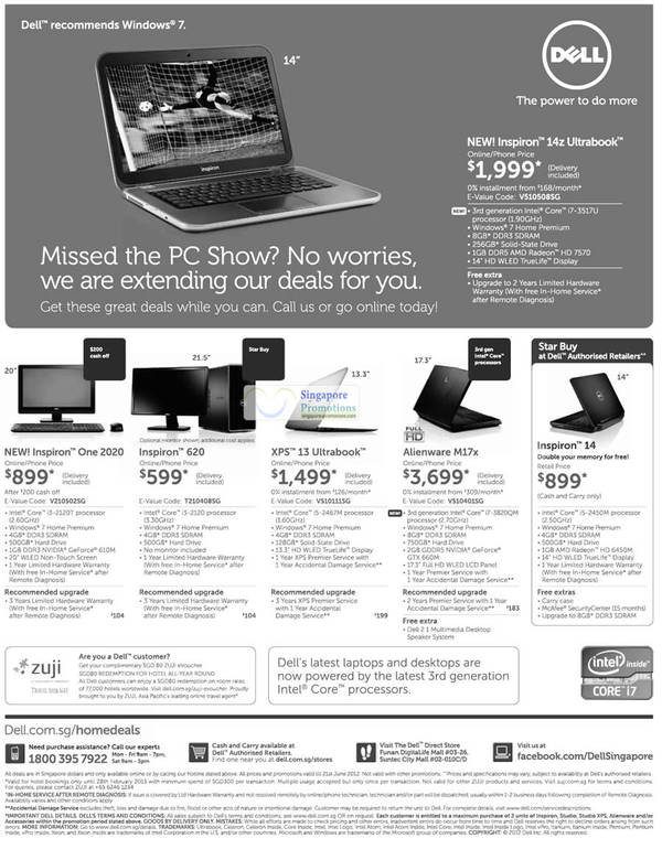 Featured image for Dell Singapore PC SHOW 2012 Deals Extended 12 – 21 Jun 2012