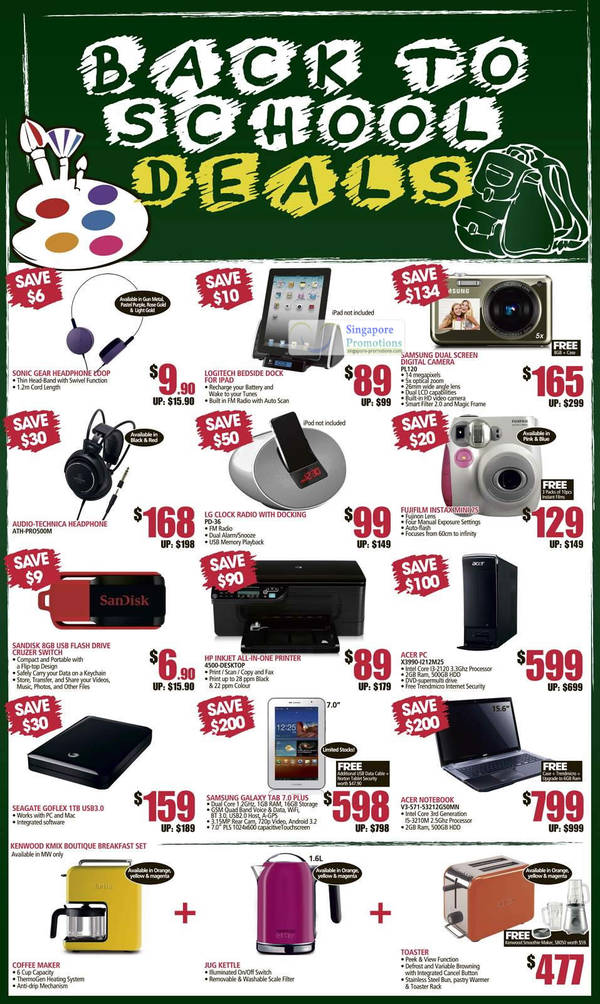 Featured image for (EXPIRED) Harvey Norman Back To School Specials 25 Jun – 8 Jul 2012