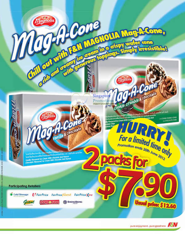 Featured image for Magnolia Mag-A-Cone $7.90 Two Pack Promotion 8 – 30 Jun 2012