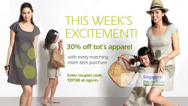 Featured image for (EXPIRED) Mothers En Vogue 30% Off Tot’s Apparel Coupon 27 Jun – 31 Jul 2012