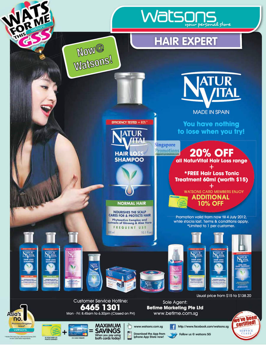 Natur Vital Hair Loss Shampoo