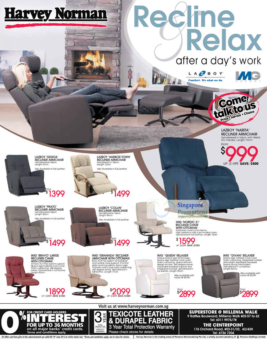 Recliners, Lazboy Genoa,Harbor Town, Prato, Collin, Img Nordic 21, Narita, Divani, Queen, Granada, Bravo Large