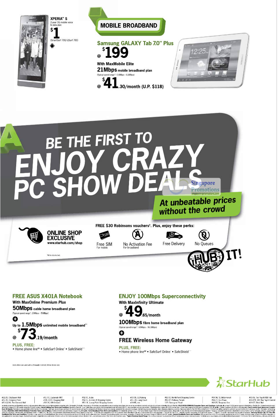 Featured image for Starhub Smartphones, Tablets, Cable TV & Mobile/Home Broadband Offers 2 - 6 Jun 2012
