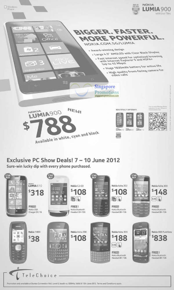 Featured image for TeleChoice Nokia Smartphones No Contract Price List 9 Jun 2012