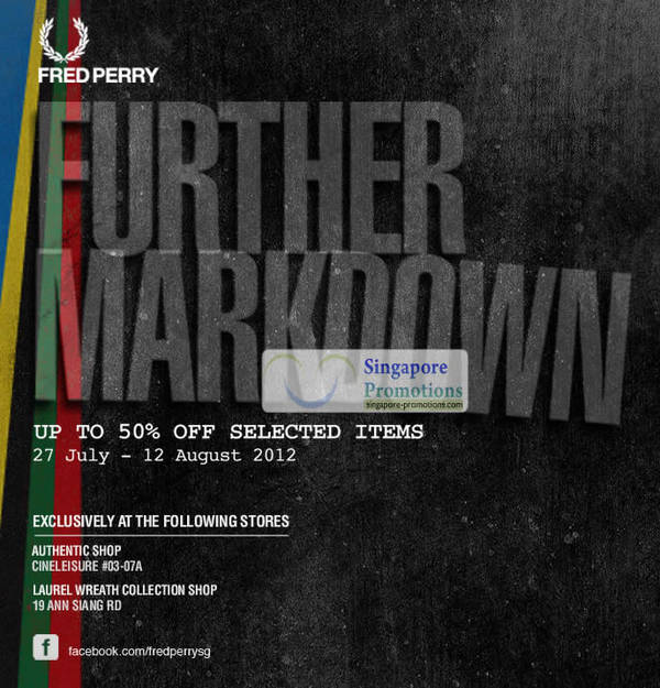 Featured image for (EXPIRED) Fred Perry End of Season Sale 26 Jun – 12 Aug 2012