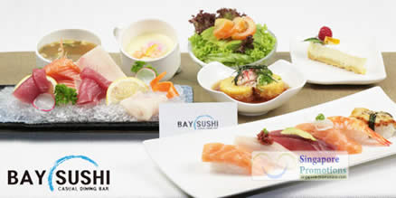 Featured image for Bay Sushi 55% Off 6 Course Japanese Lunch / Dinner @ Marina Bay Sands 18 Jul 2012