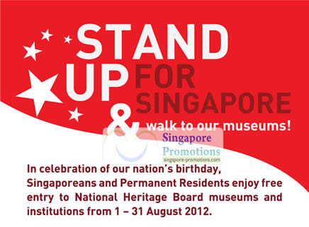 Featured image for National Heritage Board FREE Admission For Singaporeans & PRs 1 - 31 Aug 2012