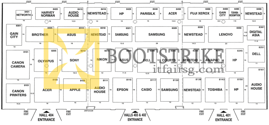 Floor Plan Map Suntec Level 4 (Updated 2 Aug)