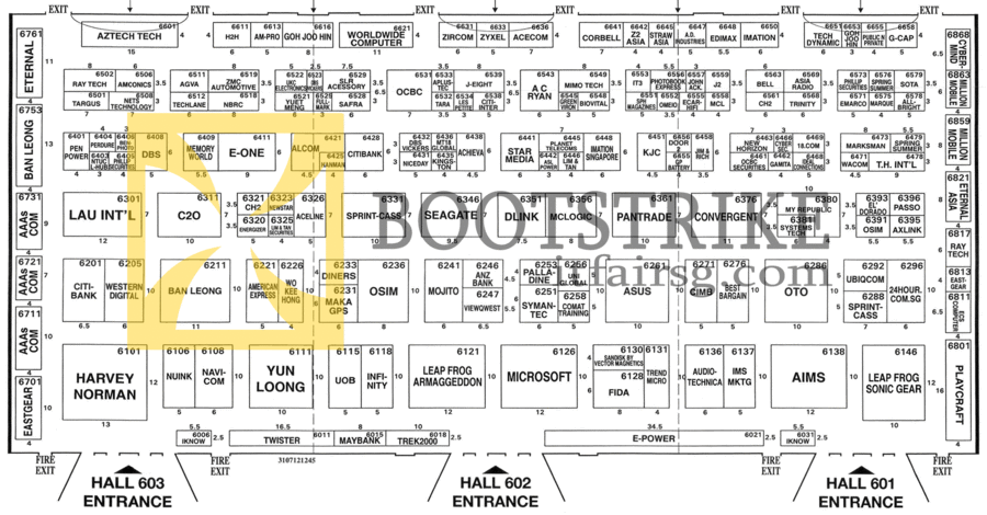 Floor Plan Map Suntec Level 6 (Updated 2 Aug)