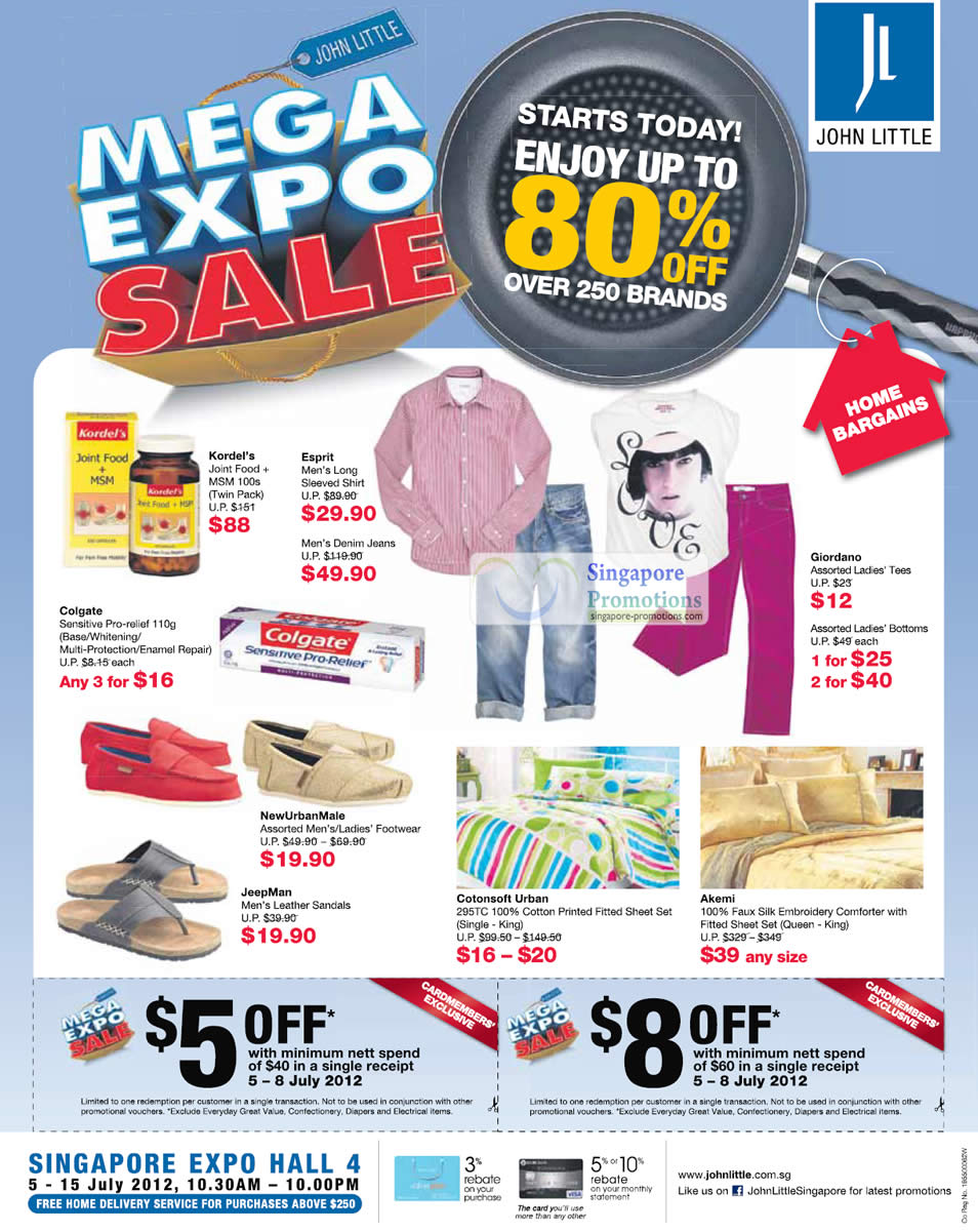 Featured image for John Little Mega Expo Sale @ Singapore Expo 5 - 15 Jul 2012