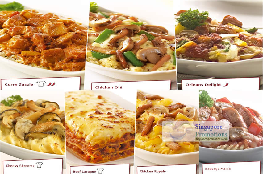 Pizza Hut Singapore $10 For Baked Pasta & Baked Rice ...