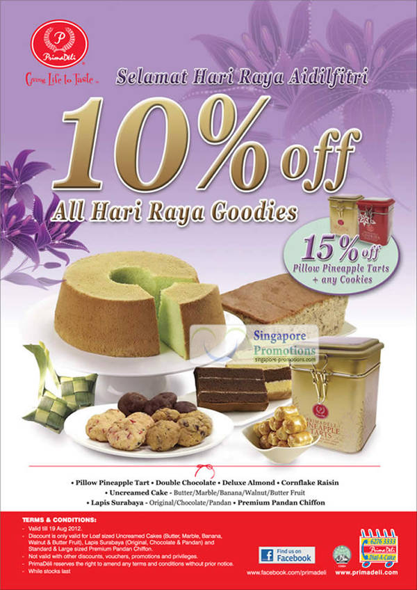 Featured image for Prima Deli Up To 15% Off Hari Raya Goodies Promotion 25 Jul – 19 Aug 2012
