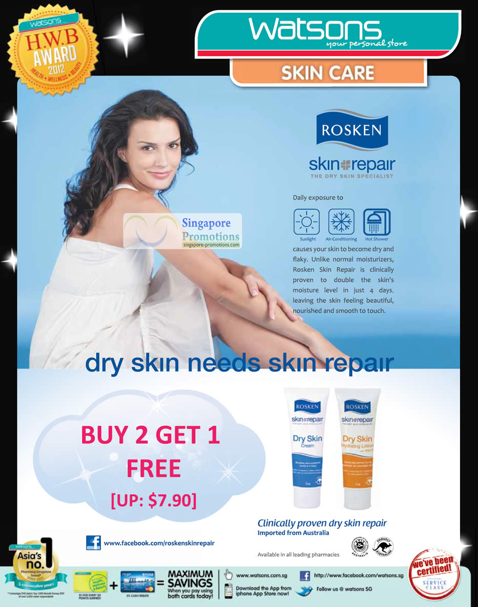 Rosken Dry Skin Cream » Watsons Personal Care, Health, Cosmetics