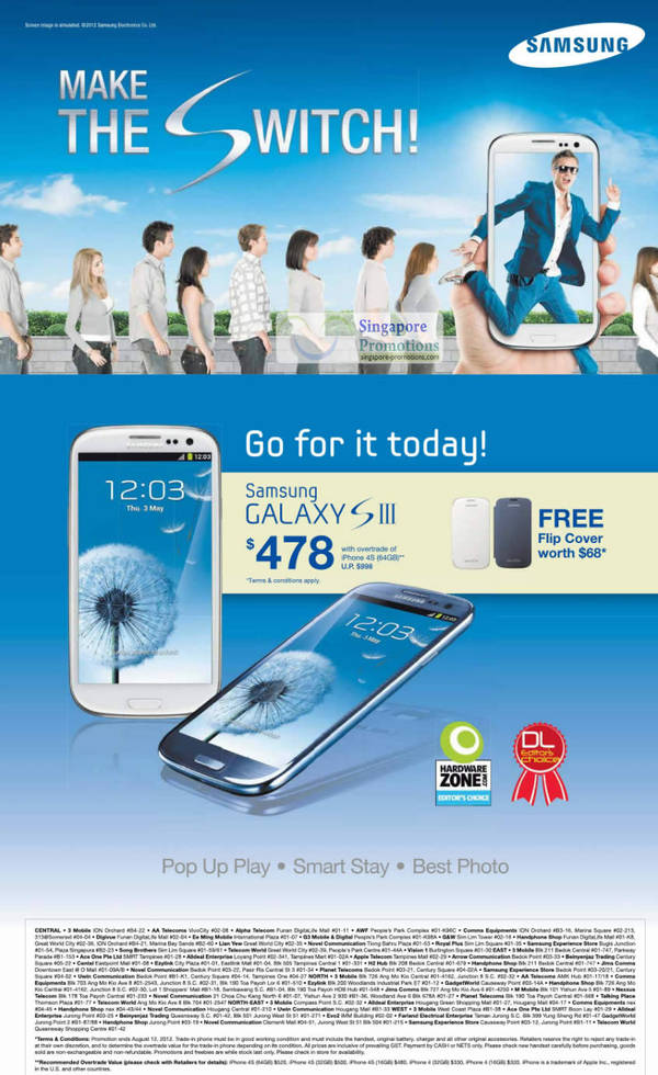 Featured image for Samsung Galaxy S III iPhone Overtrade Promotion 14 Jul – 12 Aug 2012