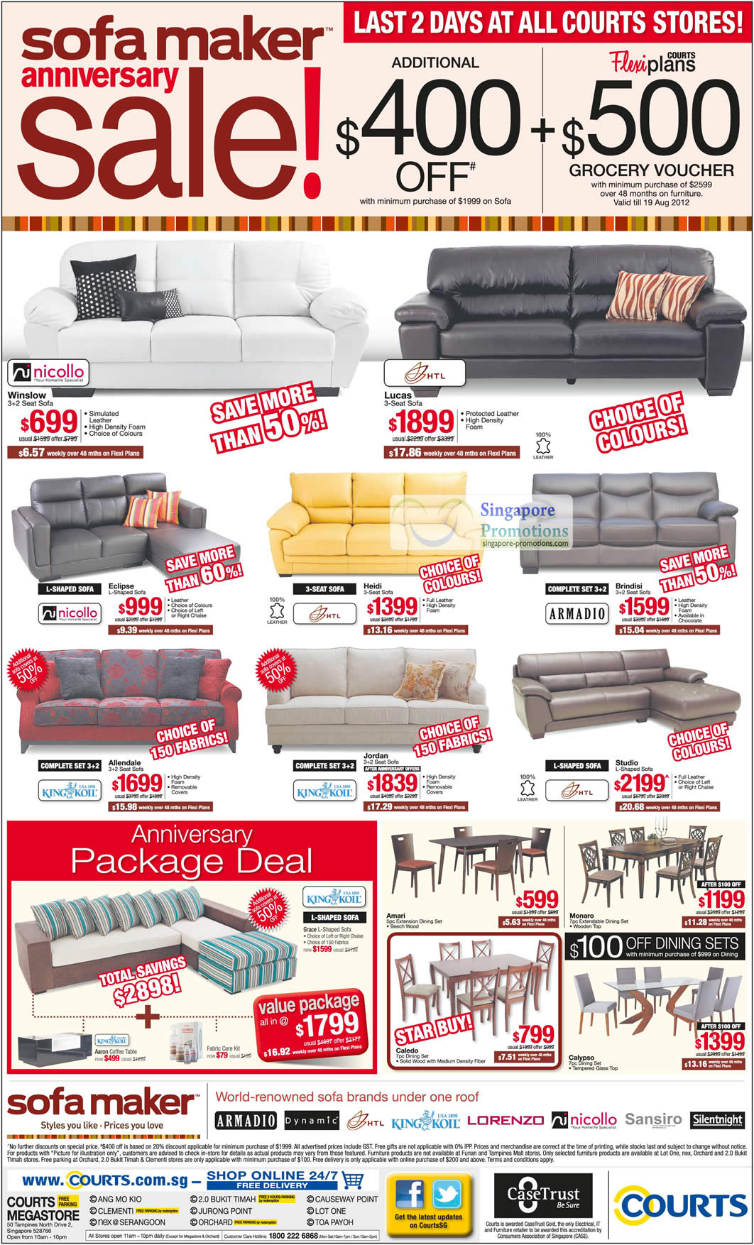 Featured image for Courts Mega Raya Sale Promotion Offers 14 - 20 Jul 2012