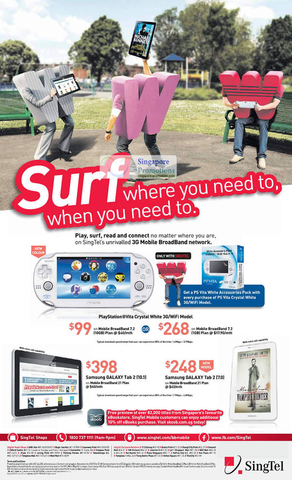 Featured image for Singtel Smartphones, Tablets, Home/Mobile Broadband & Mio TV Offers 21 – 27 Jul 2012