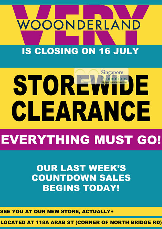 Featured image for Very Wooonderland Closing Down Sale Up To 80% Off @ ION Orchard 13 – 16 Jul 2012