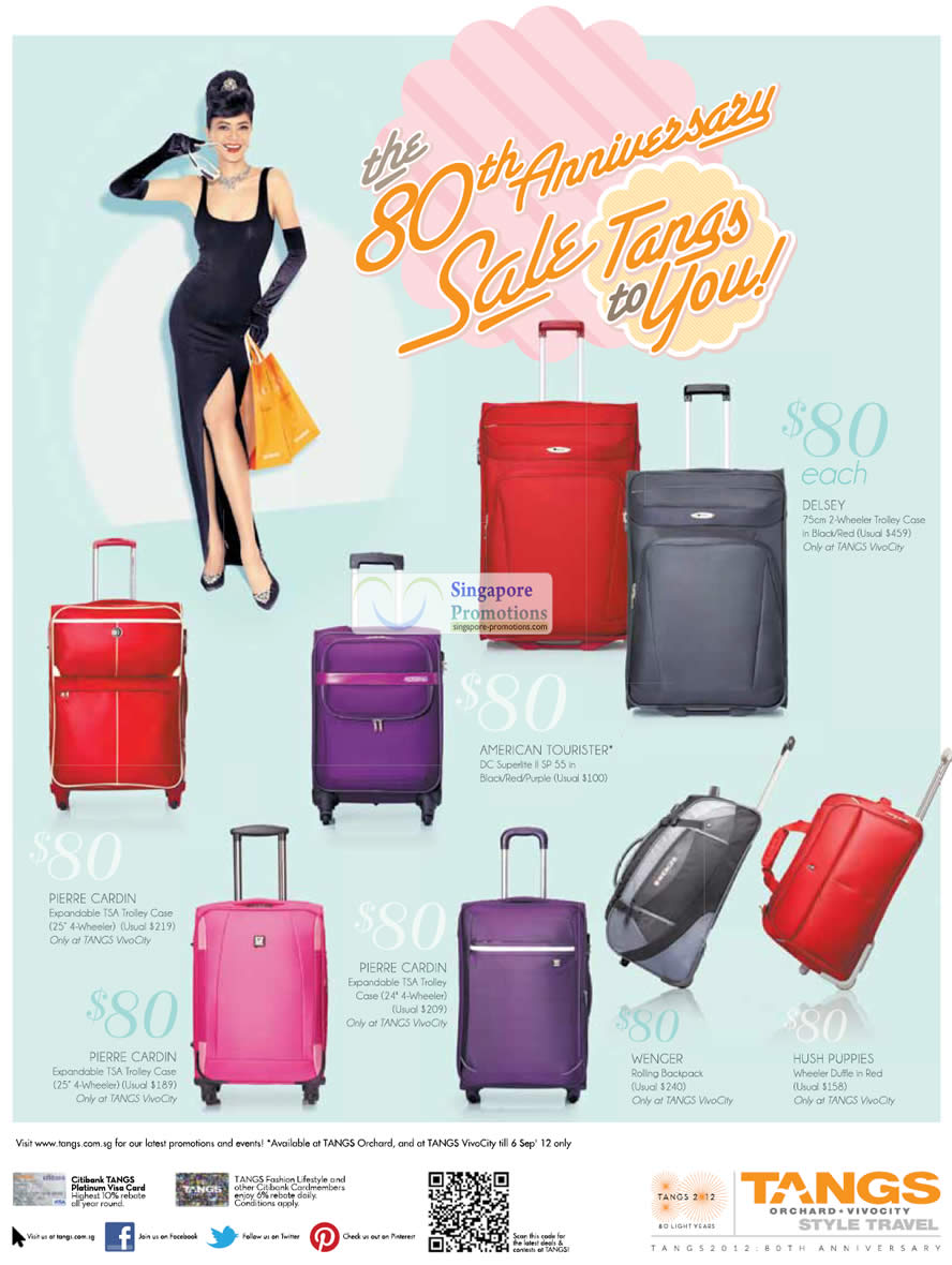 Featured image for Tangs 80th Anniversary Sale $80 Deals & Promotions 23 Aug 2012