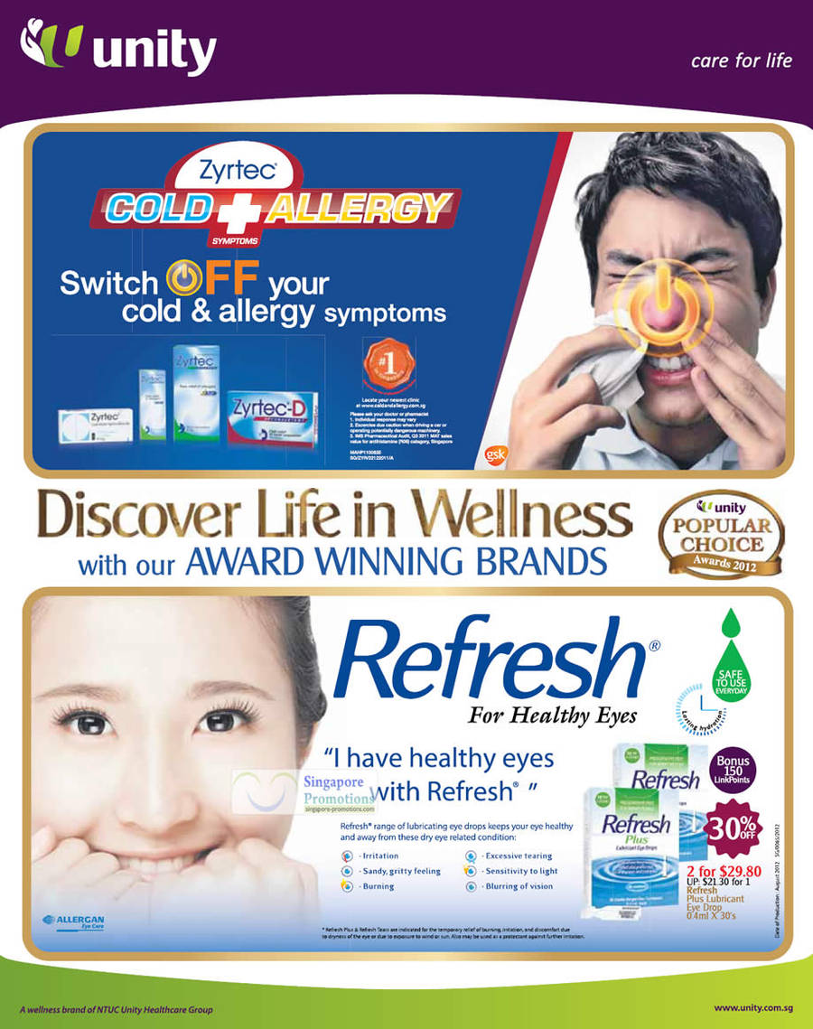 31 Aug Zyrtec Cold Allergy, Refresh