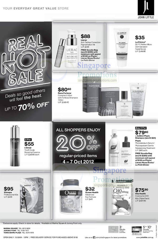 Featured image for John Little Real Hot Sale Up To 70% Off 30 Aug 2012