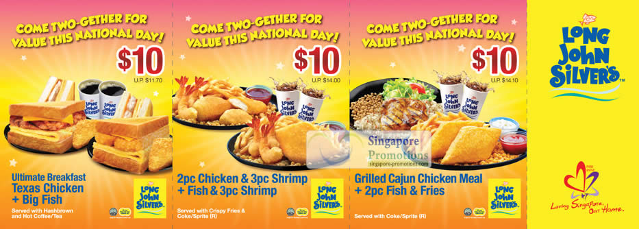 Featured image for Long John Silver's Singapore $10 Set Meal Coupons 2 - 31 Aug 2012