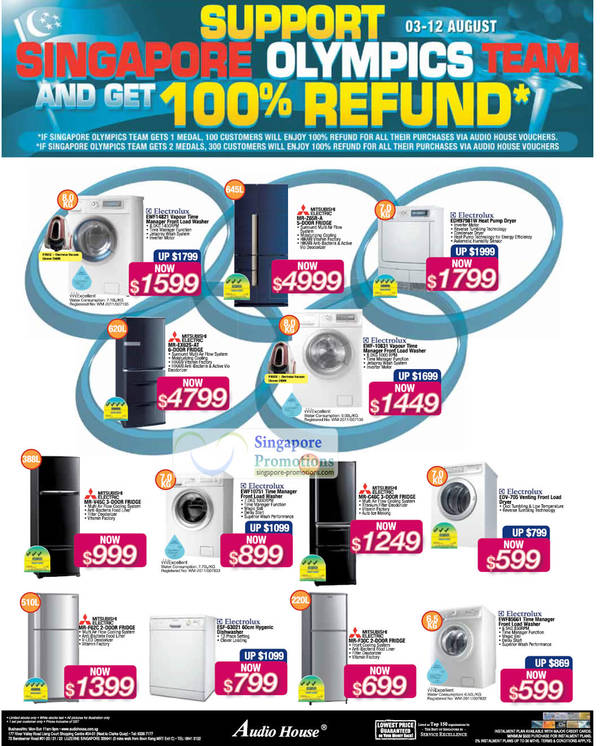 Featured image for Audio House Electronics, TV, Digital Cameras, Notebooks & Appliances Offers 3 – 12 Aug 2012