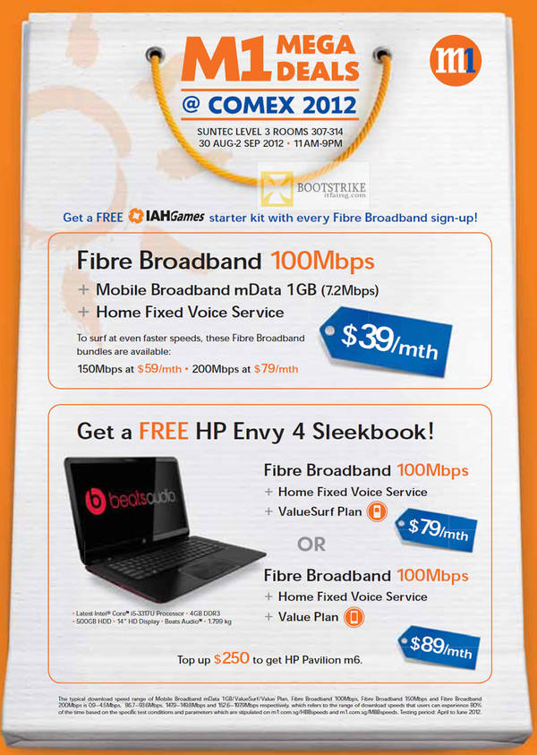 Featured image for M1 COMEX 2012 Smartphones, Tablets & Home/Mobile Broadband Offers 30 Aug – 2 Sep 2012