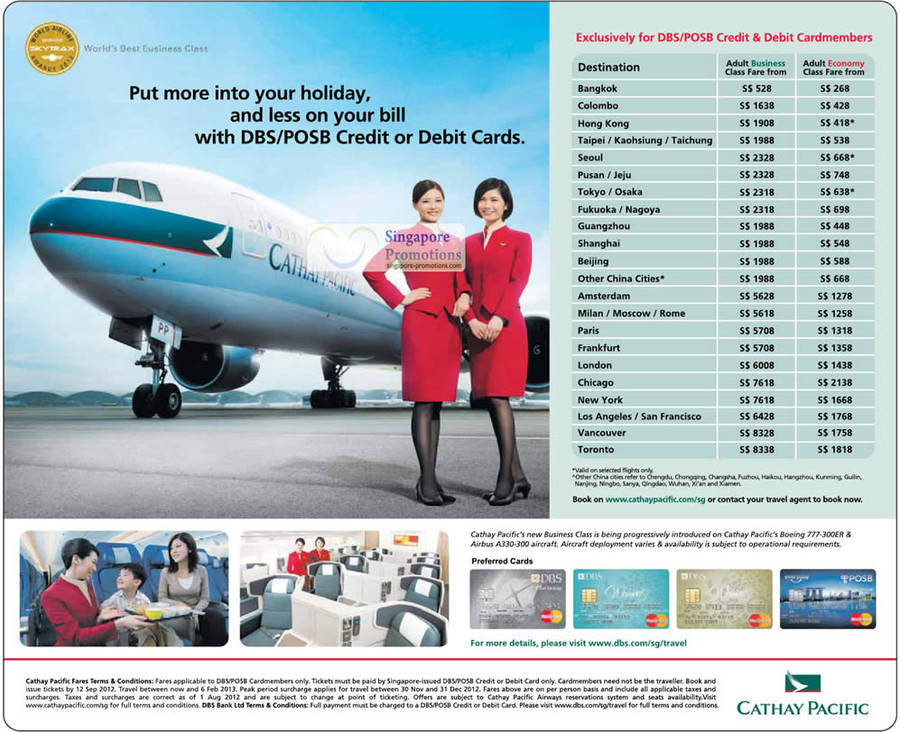 Cathay Pacific 21 Aug 2012