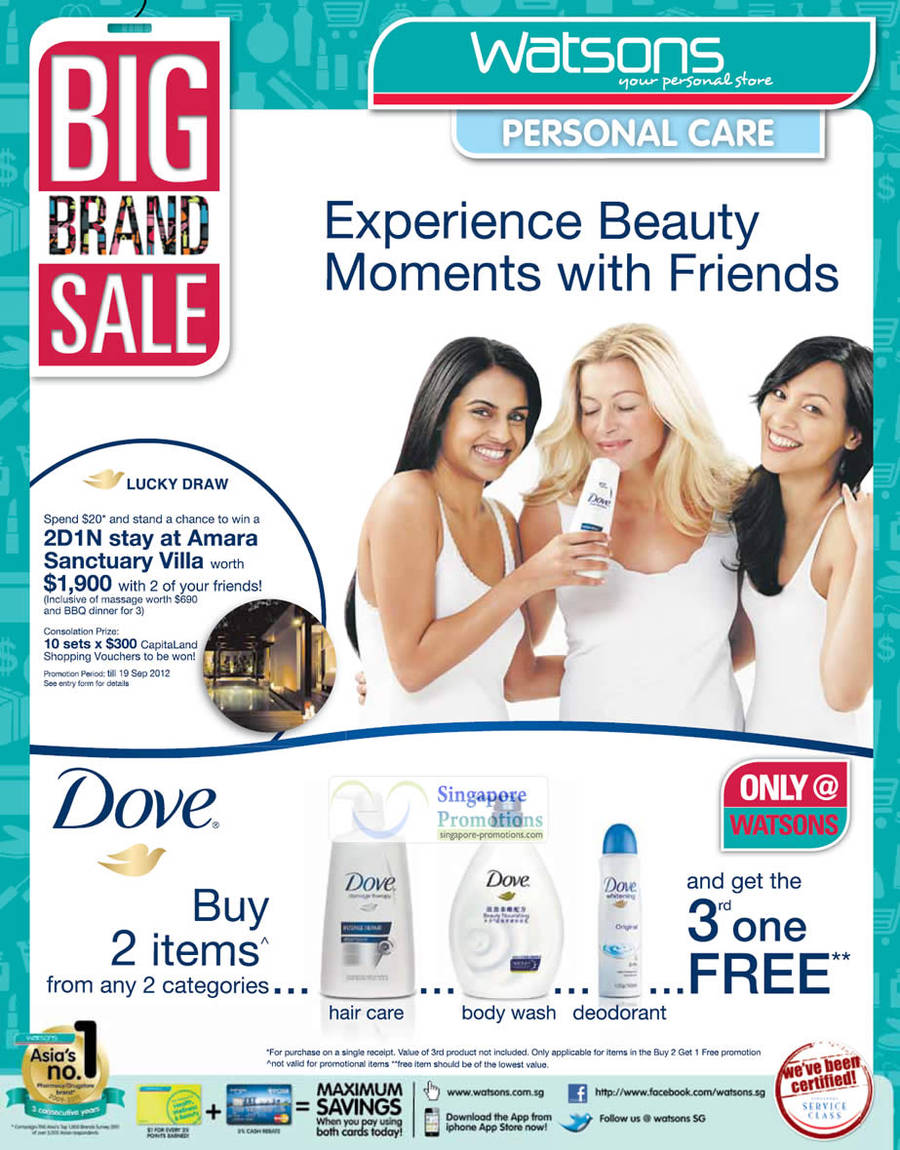 Dove Hair care, Body wash, Deodorant