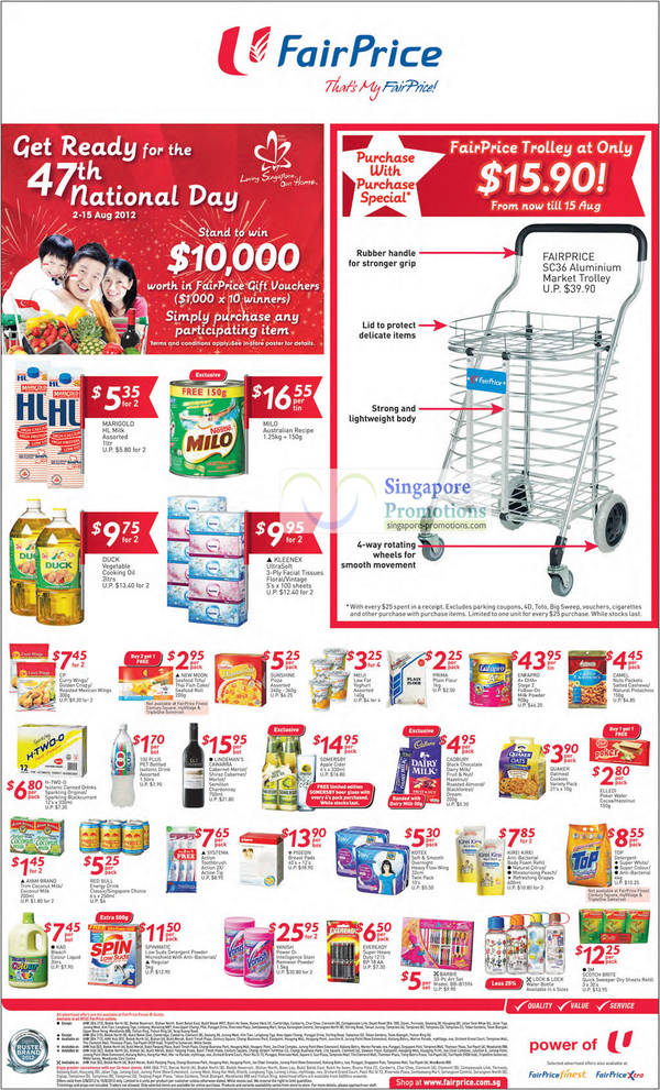 Featured image for (EXPIRED) NTUC Fairprice Electronics, Appliances & Kitchenware Offers 2 – 15 Aug 2012