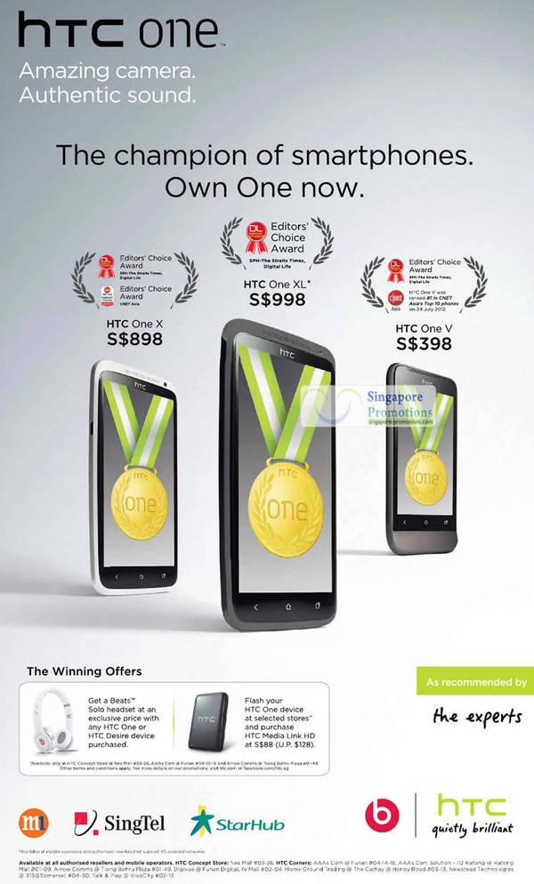 Featured image for HTC Smartphones No Contract Price List Offers 17 Aug 2012