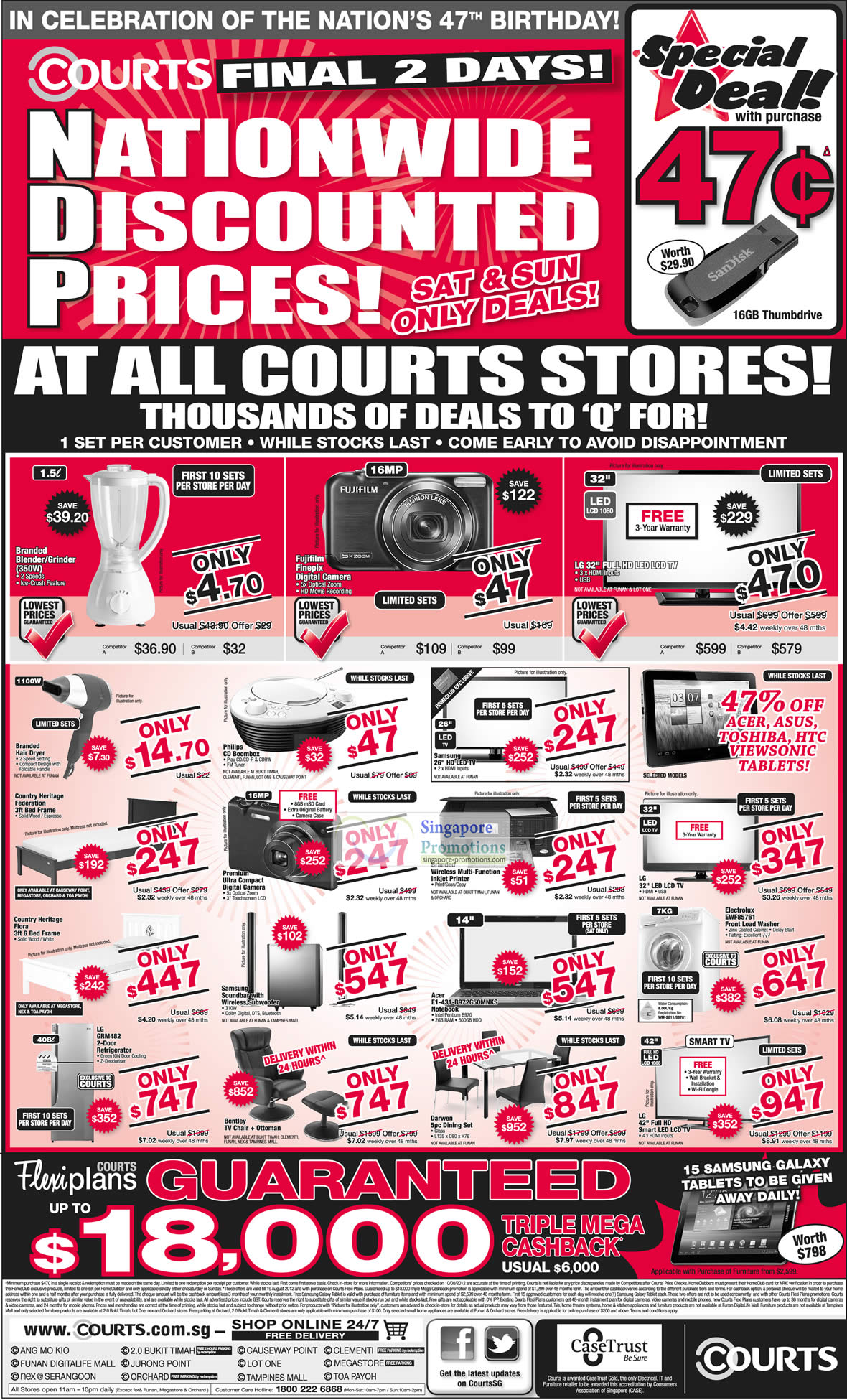 Featured image for Courts Nationwide Discounted Price Offer Promotion 11 - 17 Aug 2012