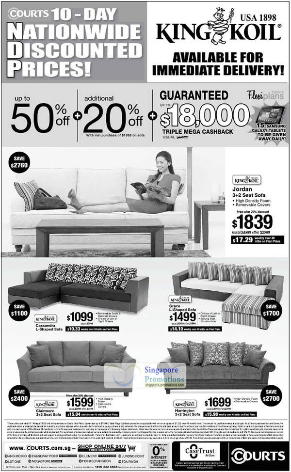 Featured image for Courts Nationwide Discounted Price Offer Promotion 4 – 10 Aug 2012