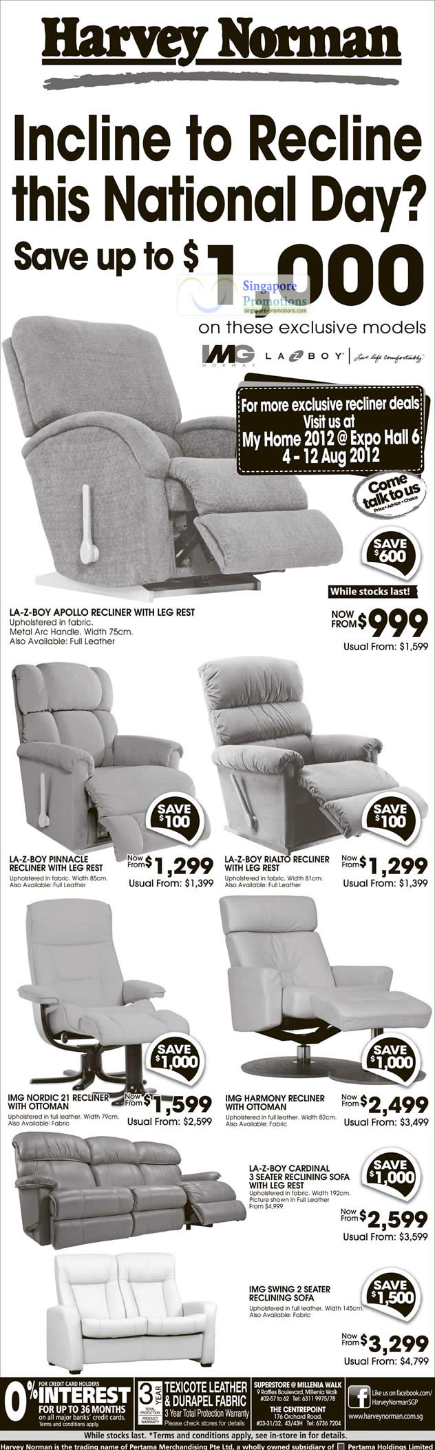 Harvey norman discount lazy boy chairs