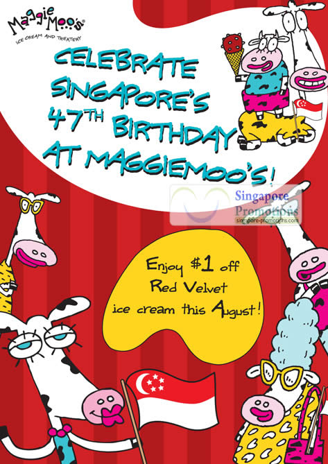 Featured image for MaggieMoo’s Singapore $1 Off Red Velvet Ice Cream Promotion 1 – 31 Aug 2012