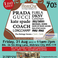 Featured image for (EXPIRED) Moltochic Branded Handbags Sale Up To 70% Off @ Midview City 31 Aug 2012