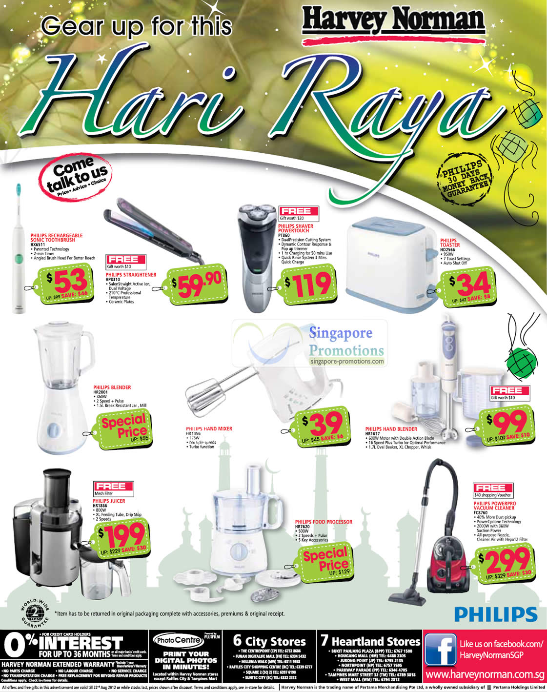 Featured image for Harvey Norman Tips To Maintain Your Kitchen Appliances, Offers & Philips Hari Raya Offers 16 - 22 Aug 2012