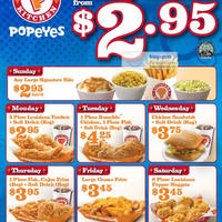 Featured image for Popeyes Singapore New Daily Deals From $2.95 8 Aug 2012