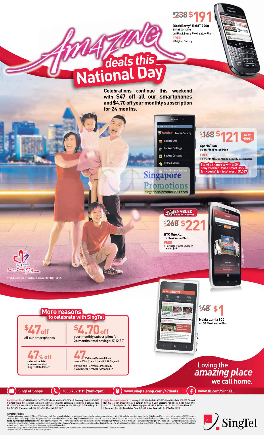 Featured image for Singtel Smartphones, Tablets, Home/Mobile Broadband & Mio TV Offers 11 - 17 Aug 2012
