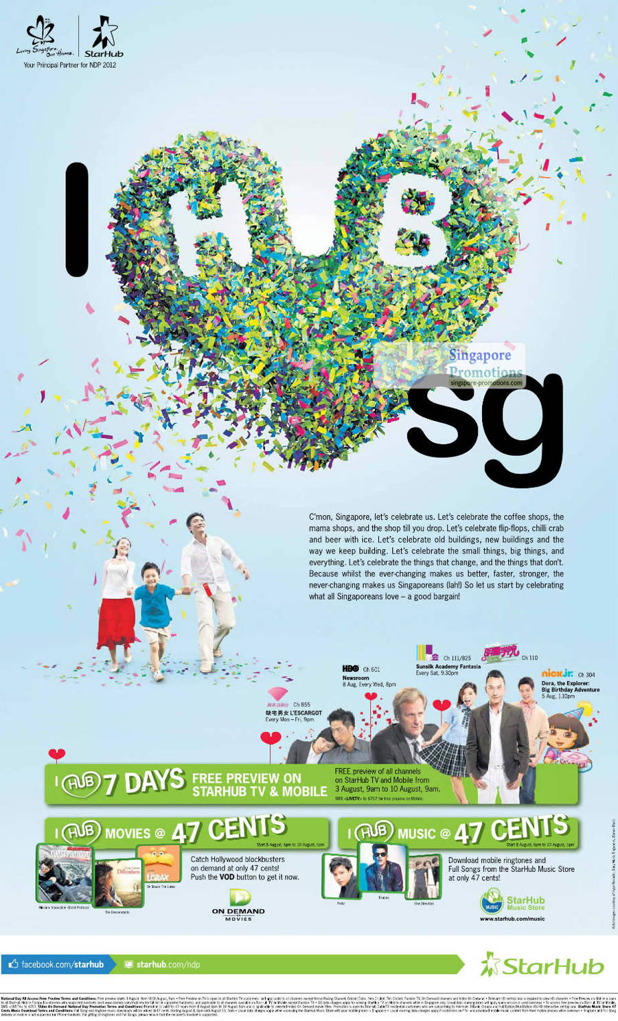 Starhub Free Preview, VOD 47 cents