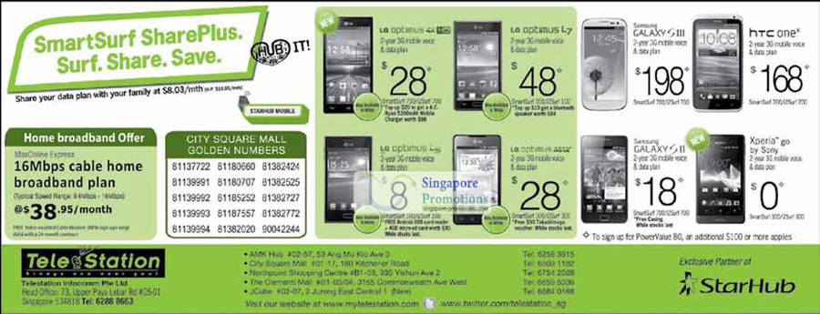 TeleStation LG Optimus 4X HD, L5, L7, Max, Samsung Galaxy S III, S II, Sony Xperia Go, HTC One X