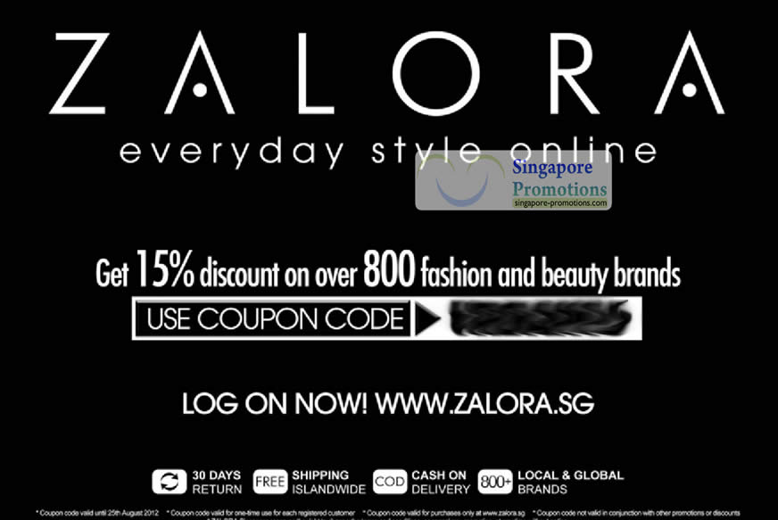 Featured image for Zalora 10% OFF Storewide Coupon Code 29 Nov - 1 Dec 2012