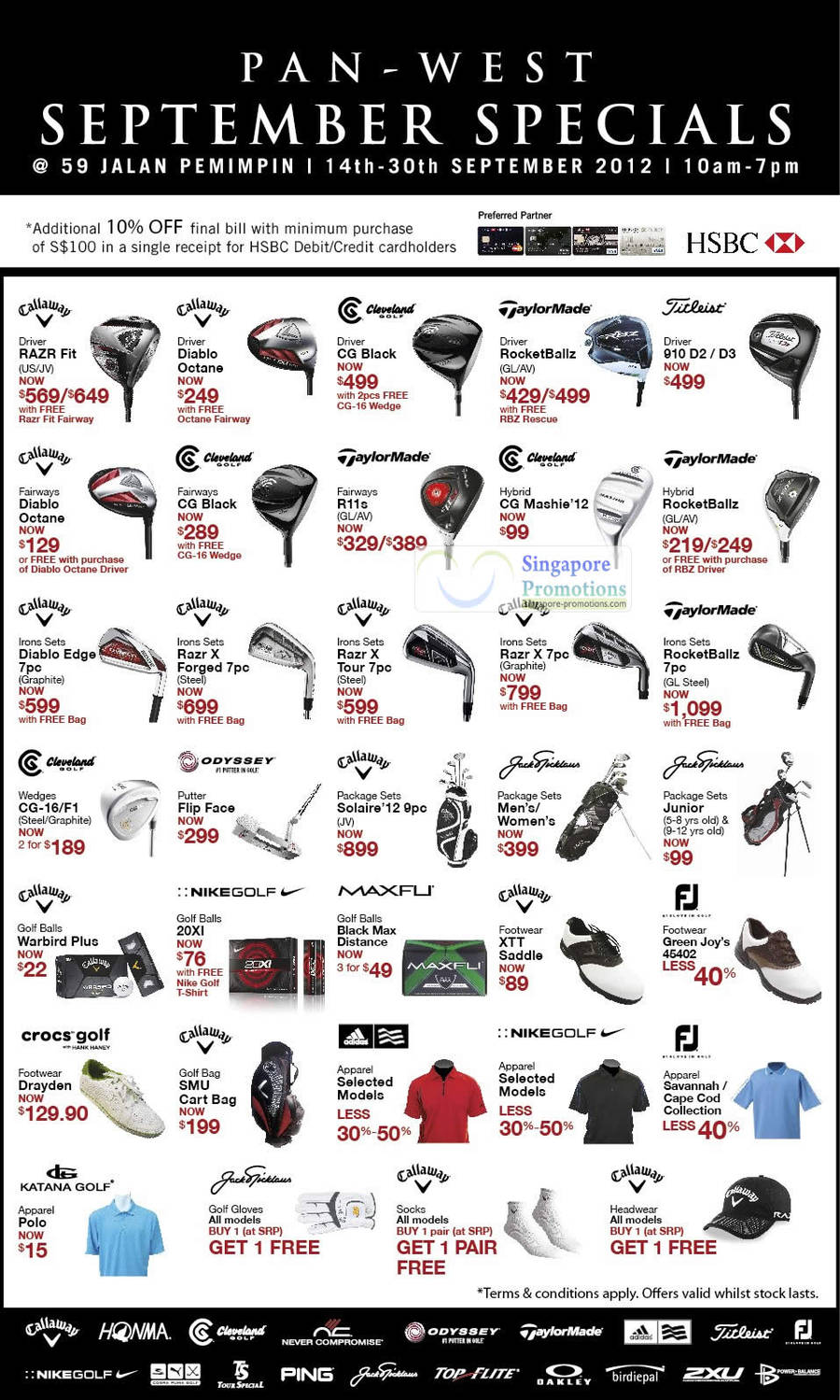 14 Sep Offers Callaway, Taylormade, Cleveland